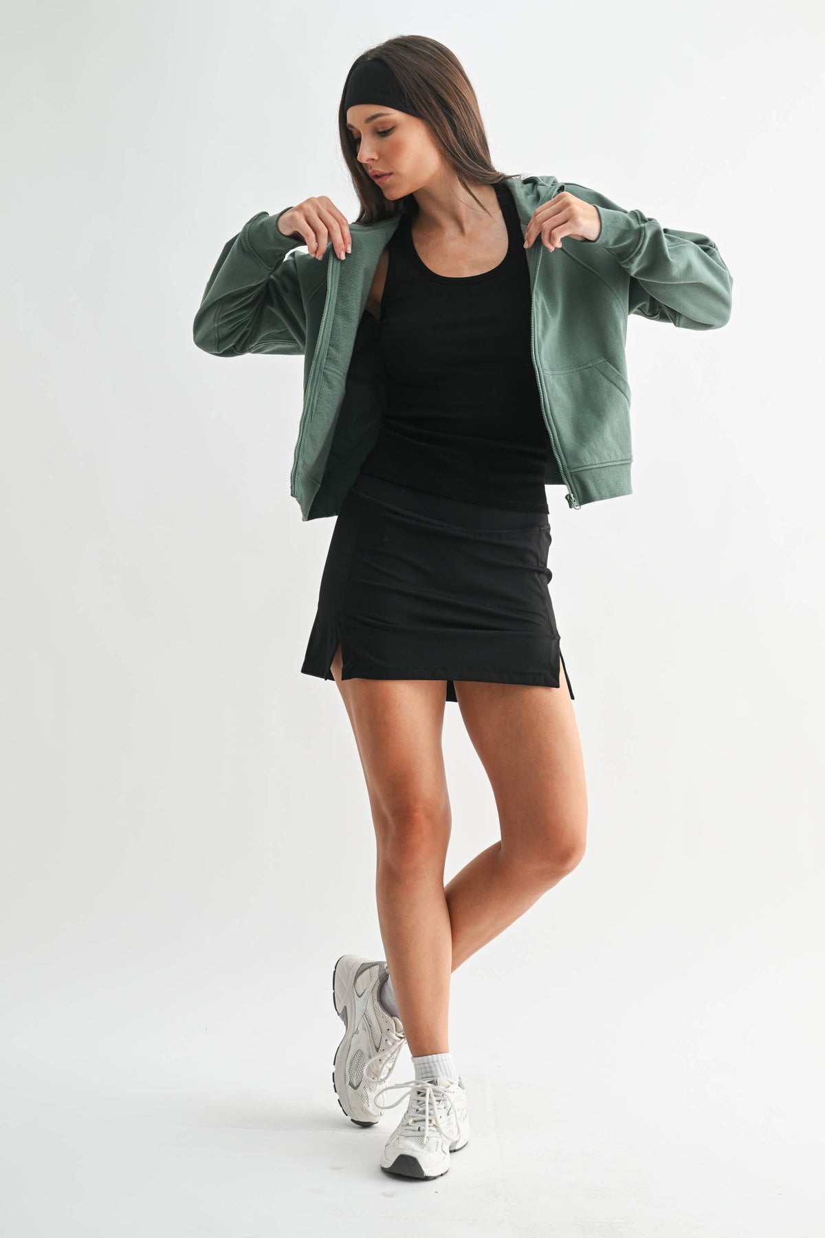 Zip-Up Fleece Hoodie