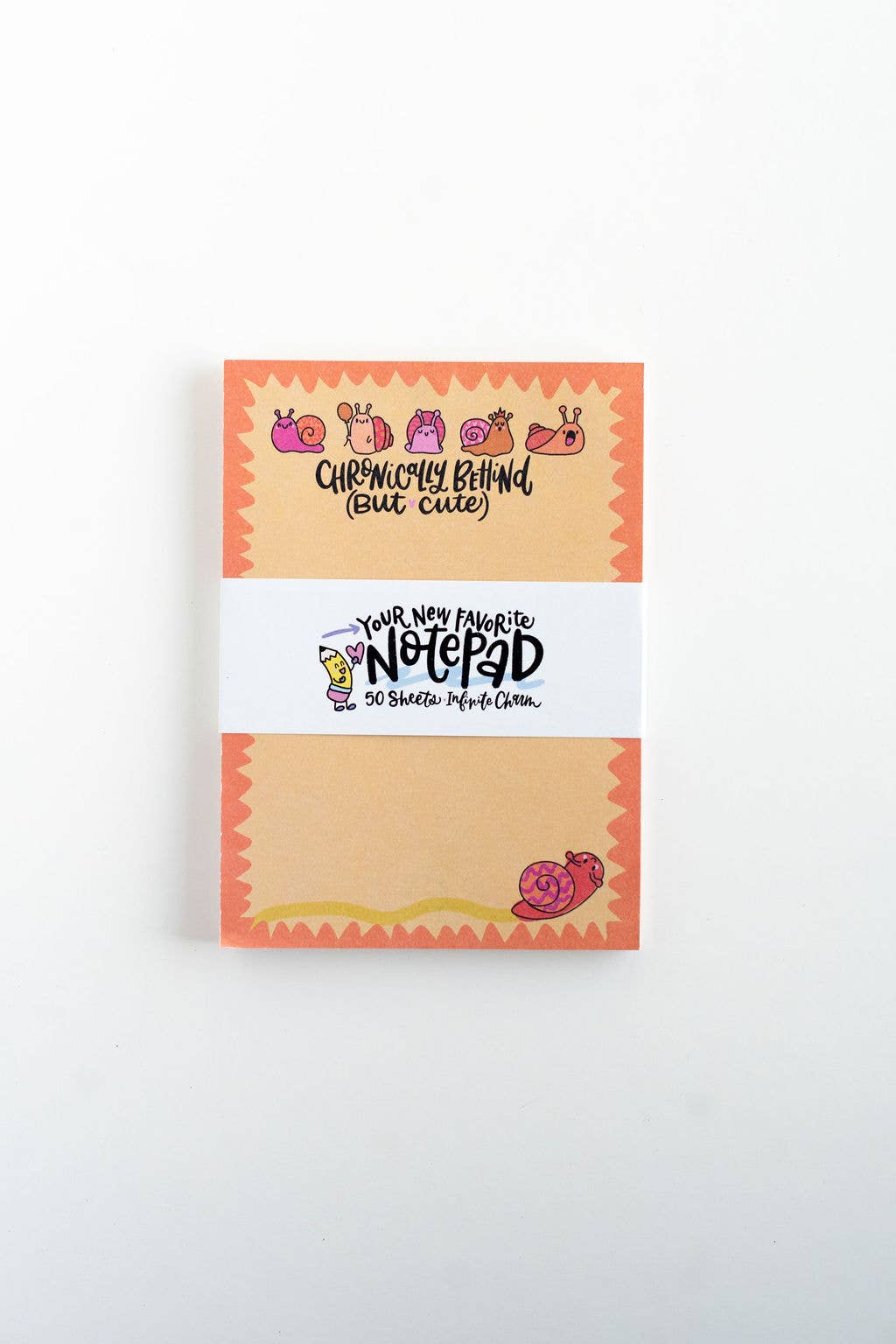 Chronically Behind (But Cute) Notepad