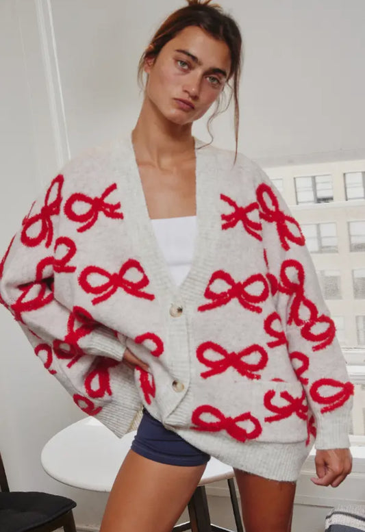 Bow Cardigan