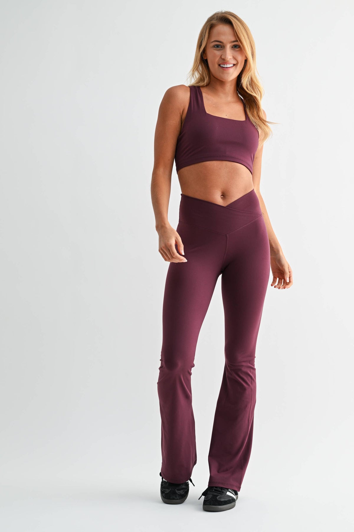 Crossover Waist Yoga Pants